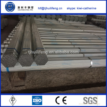 water & oil liquid pre galvanized pipe